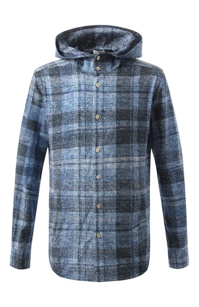 Мужская хлопковая рубашка KITON, арт. UMCMARH0867501