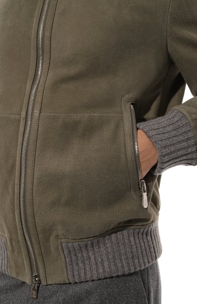 Дубленка из овчины BRUNELLO CUCINELLI хаки цвета по цене 924000 руб., арт. MPMTU1737, фото 5 Дубленка из овчины BRUNELLO CUCINELLI, арт. MPMTU1737, фото 5