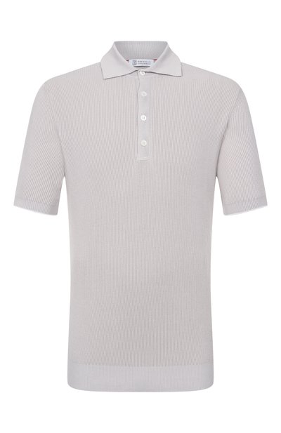 Мужская хлопковое поло BRUNELLO CUCINELLI, арт. M29400025