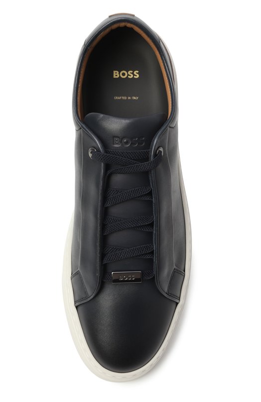 Кожаные кеды Gary BOSS 50546855 Синий  50546855 Фото 6