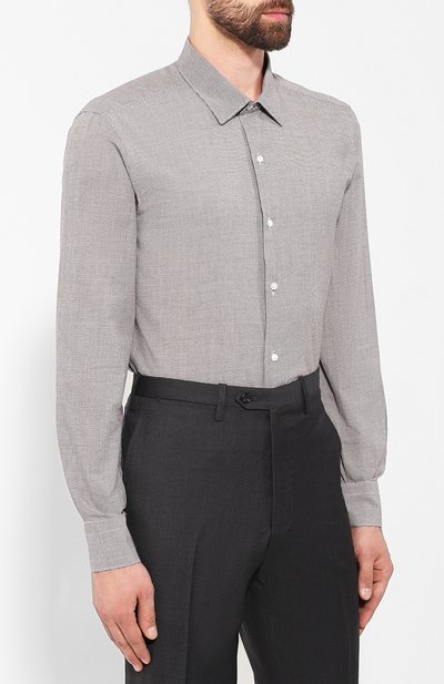 Хлопковая сорочка LORO PIANA, арт. FAI7807, фото 3