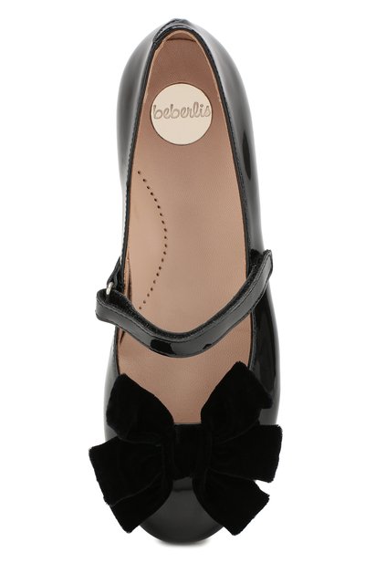 Лаковые туфли BEBERLIS черного цвета по цене 7370 руб., арт. 21017-B/35-38, фото 4 Лаковые туфли BEBERLIS, арт. 21017-B/35-38, фото 4