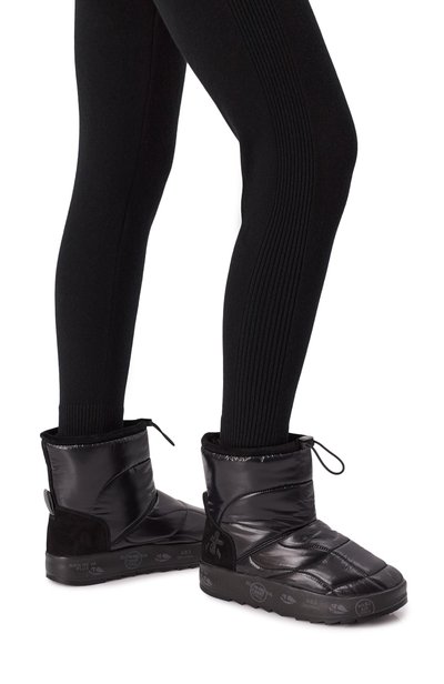 Комбинированные полусапоги mid puffy-d PREMIATA черного цвета по цене 32750 руб., арт. MIDPUFFD/VAR 8688, фото 2 Комбинированные полусапоги mid puffy-d PREMIATA, арт. MIDPUFFD/VAR 8688, фото 2