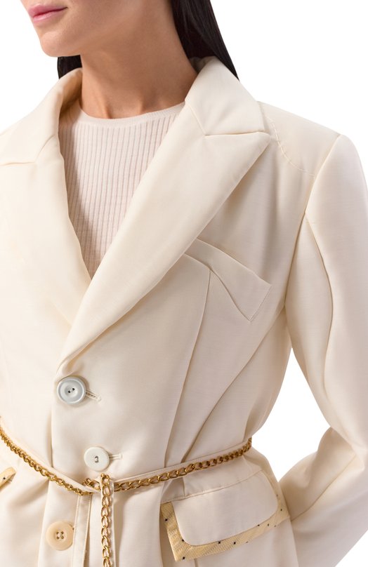 Утепленный жакет Undercover UC2E1105-2 Кремовый  UC2E1105-2 Фото 5