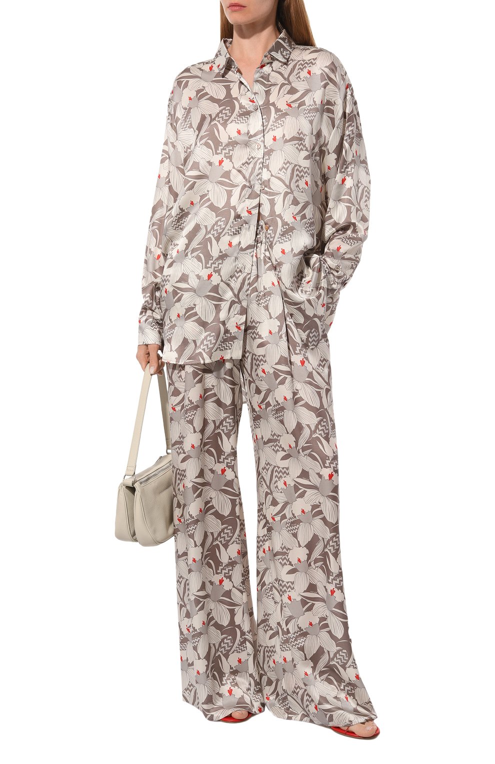 Рубашка из хлопка и шелка FREEAGE, арт. WW25.BL011.6001.130, фото 2