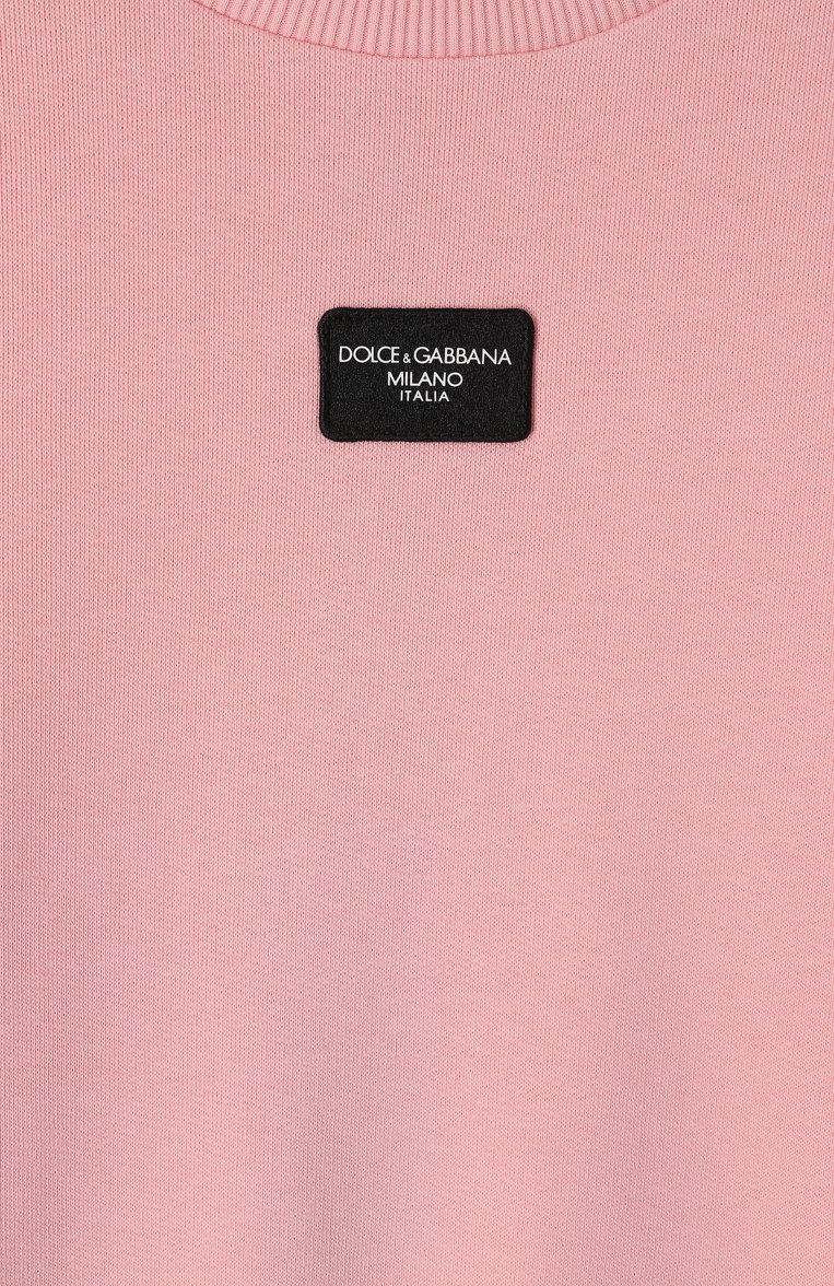 Хлопковый свитшот DOLCE & GABBANA, арт. L5JWAR/G7M4V/8-14, фото 1