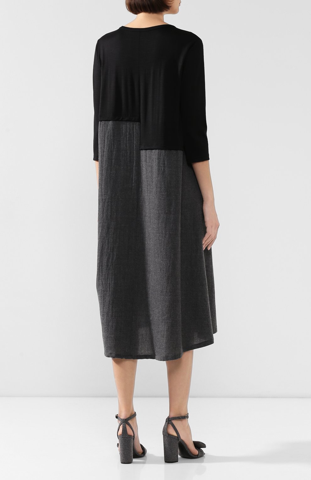 Шерстяное платье YOHJI YAMAMOTO, арт. YJ-D07-126, фото 4