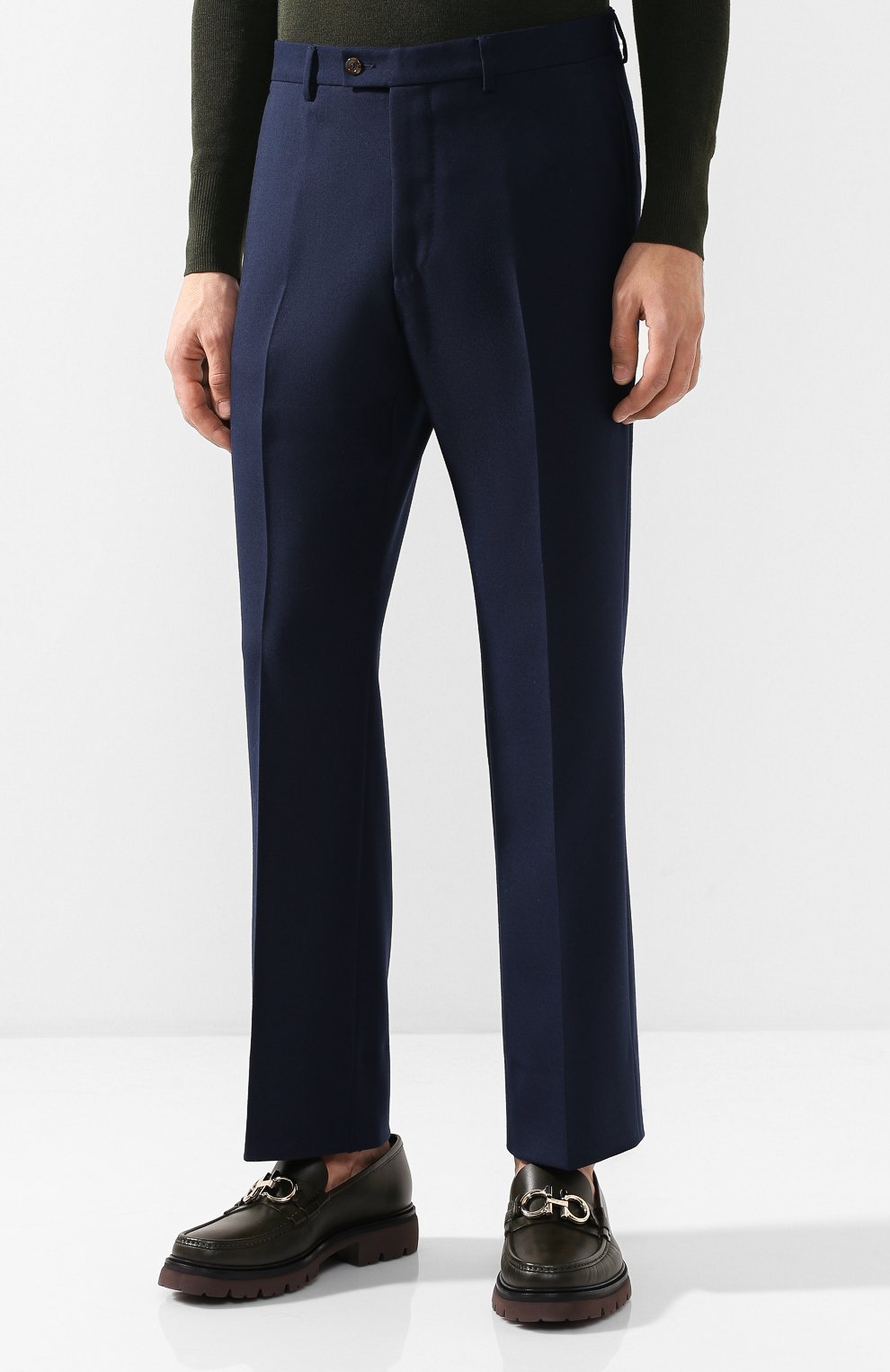 Укороченные брюки  прямого кроя GUCCI, арт. 543495/Z442L, фото 3