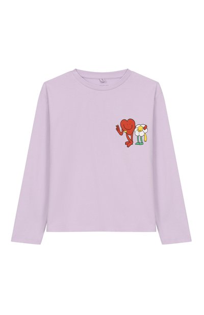 Хлопковый лонгслив STELLA MCCARTNEY, арт. TX8A70