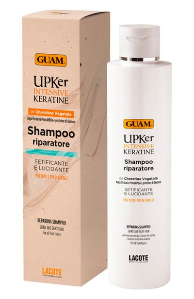 Женский восстанавливающий шампунь для волос с кератином (200ml) GUAM, арт. 8025021161594