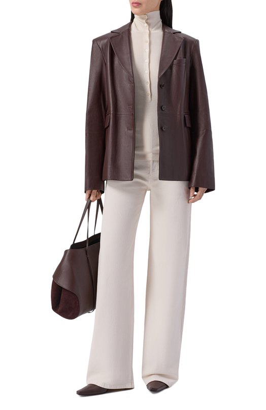 Пуловер из шерсти и шелка 12 STOREEZ 136268 Кремовый  136268 Фото 2