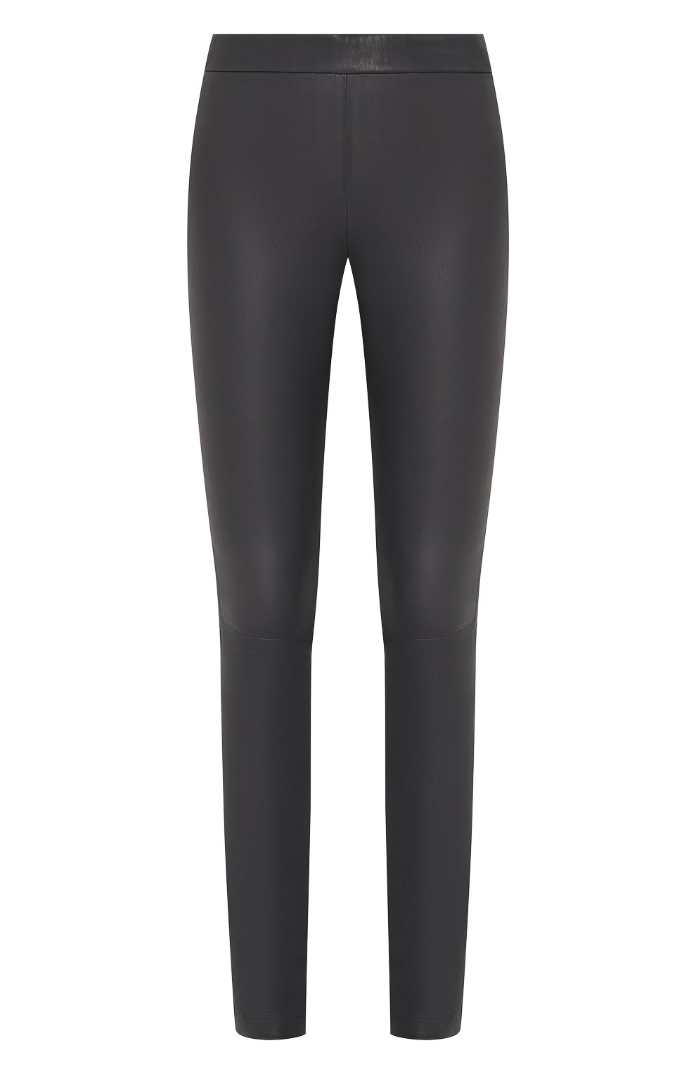 Кожаные легинсы HELMUT LANG темно-серого цвета по цене 140500 руб., арт. J07HW201, фото 1 Кожаные легинсы HELMUT LANG, арт. J07HW201, фото 1