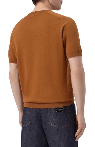 Джемпер из шелка и хлопка KITON, арт. UMM0782, фото 4