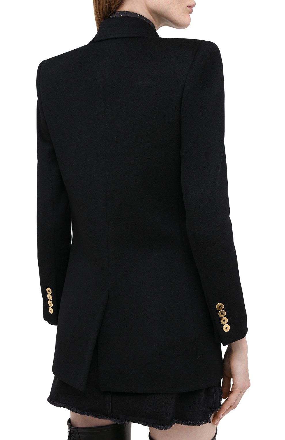 Шерстяной жакет SAINT LAURENT, арт. 630434/Y3A43, фото 4