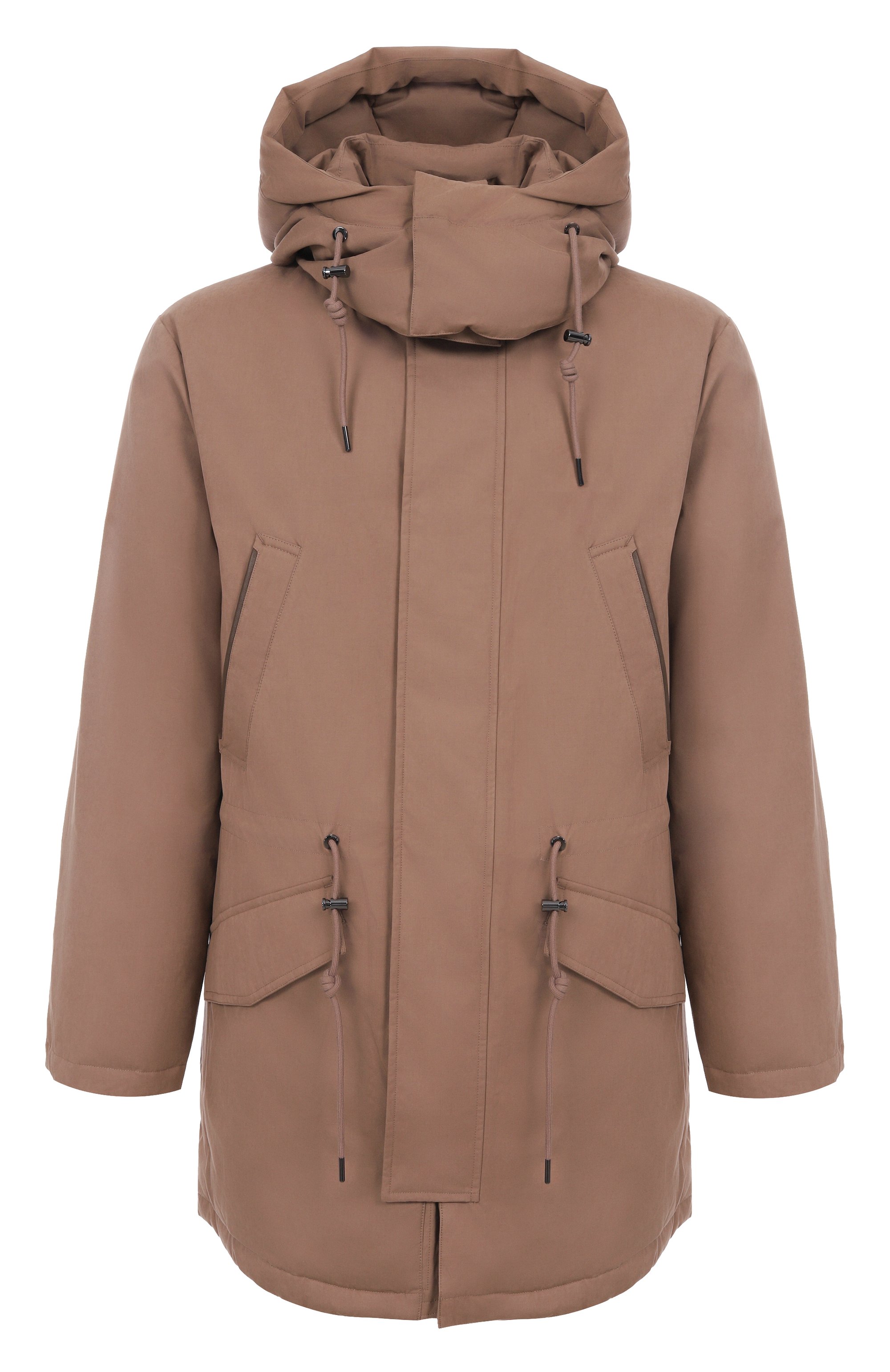 Пуховая парка ural 12 STOREEZ бежевого цвета по цене 65000 руб., арт. 135204, фото 1 Пуховая парка ural 12 STOREEZ, арт. 135204, фото 1