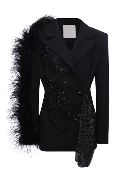 Жакет с отделкой перьями LOULOU, арт. 1103, фото 1