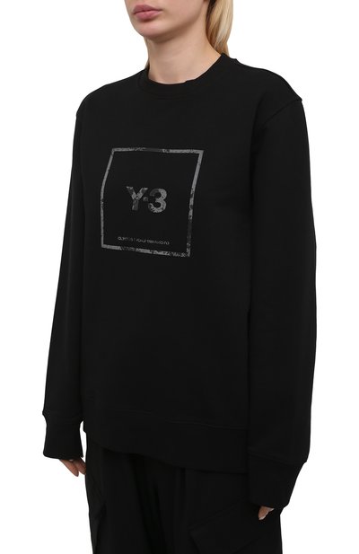 Хлопковый свитшот Y-3, арт. GV6057/W, фото 3
