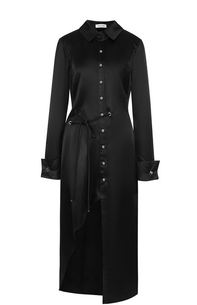 Шелковое платье-рубашка с выс оким разрезом MUGLER, арт. R0BER916339, фото 1