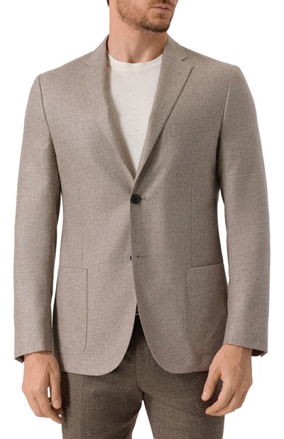 Пиджак из шелка и шерсти CORNELIANI, арт. 266002-2618264, фото 5