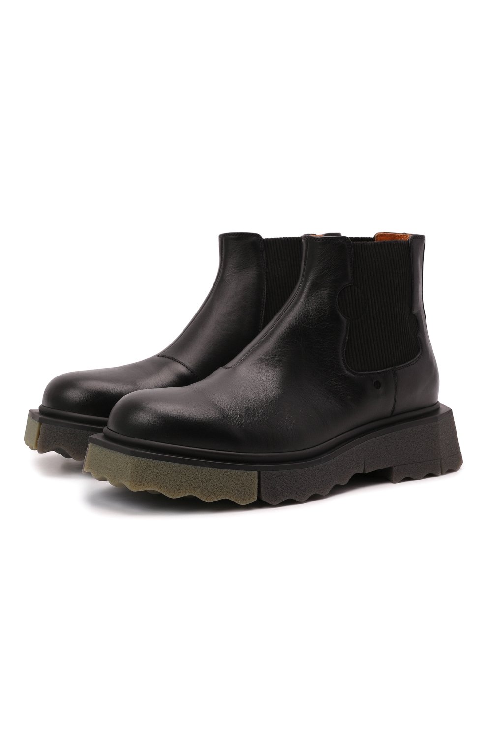 Кожаные челси OFF-WHITE, арт. 0MIE002F21LEA0011056, фото 1