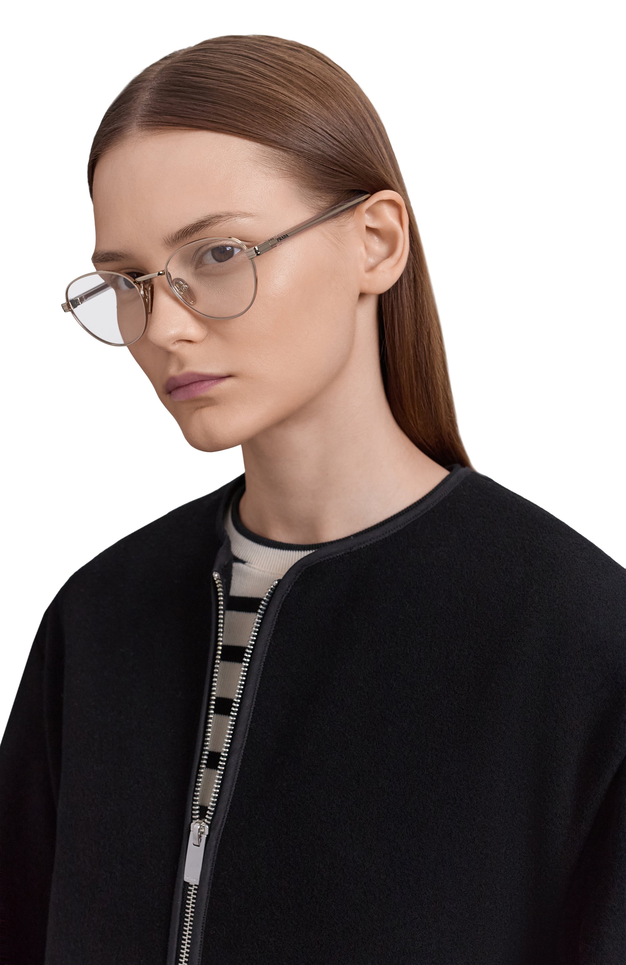 Оправа PRADA золотого цвета по цене 49950 руб., арт. B53V-ZVN101, фото 3 Оправа PRADA, арт. B53V-ZVN101, фото 3