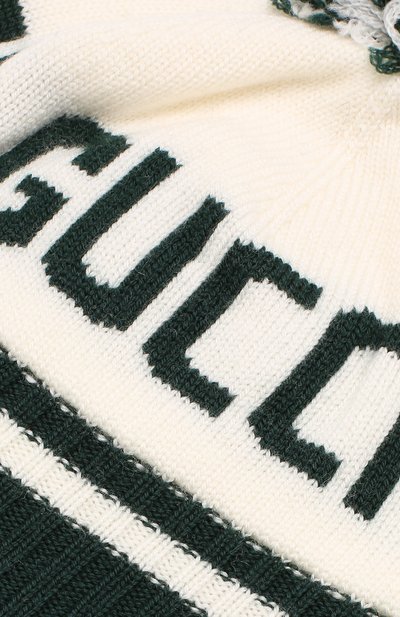 Шерстяная шапка с помпоном GUCCI, арт. 522792/4K206, фото 3