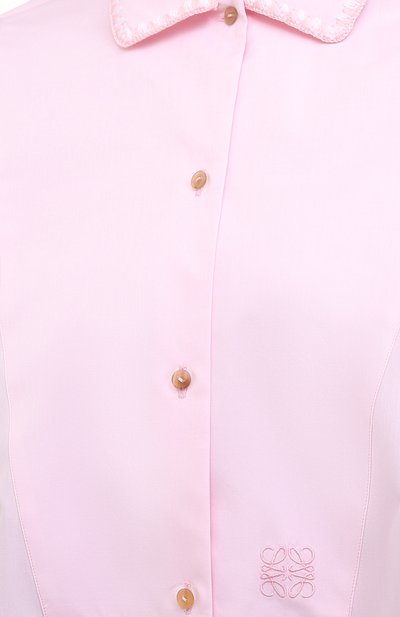 Хлопковая рубашка LOEWE, арт. S540Y05X06, фото 5