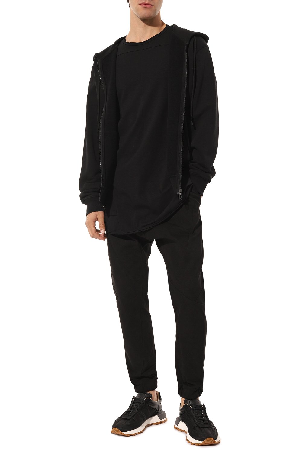 Хлопковый лонгслив 139DEC, арт. SW544-BK, фото 2