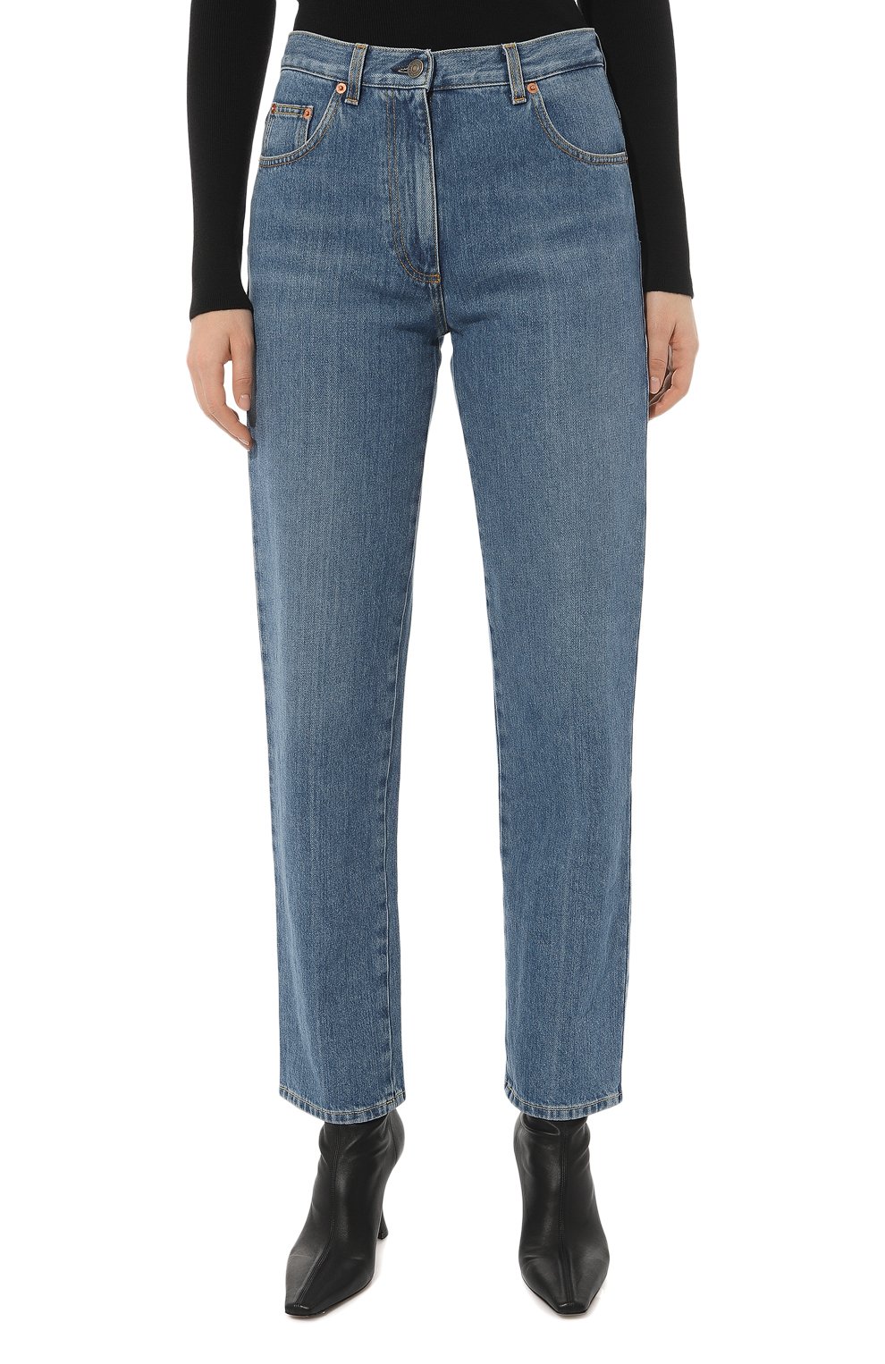 Джинсы GUCCI синего цвета по цене 97920 руб., арт. 666841 XDBP5, фото 3 Джинсы GUCCI, арт. 666841 XDBP5, фото 3