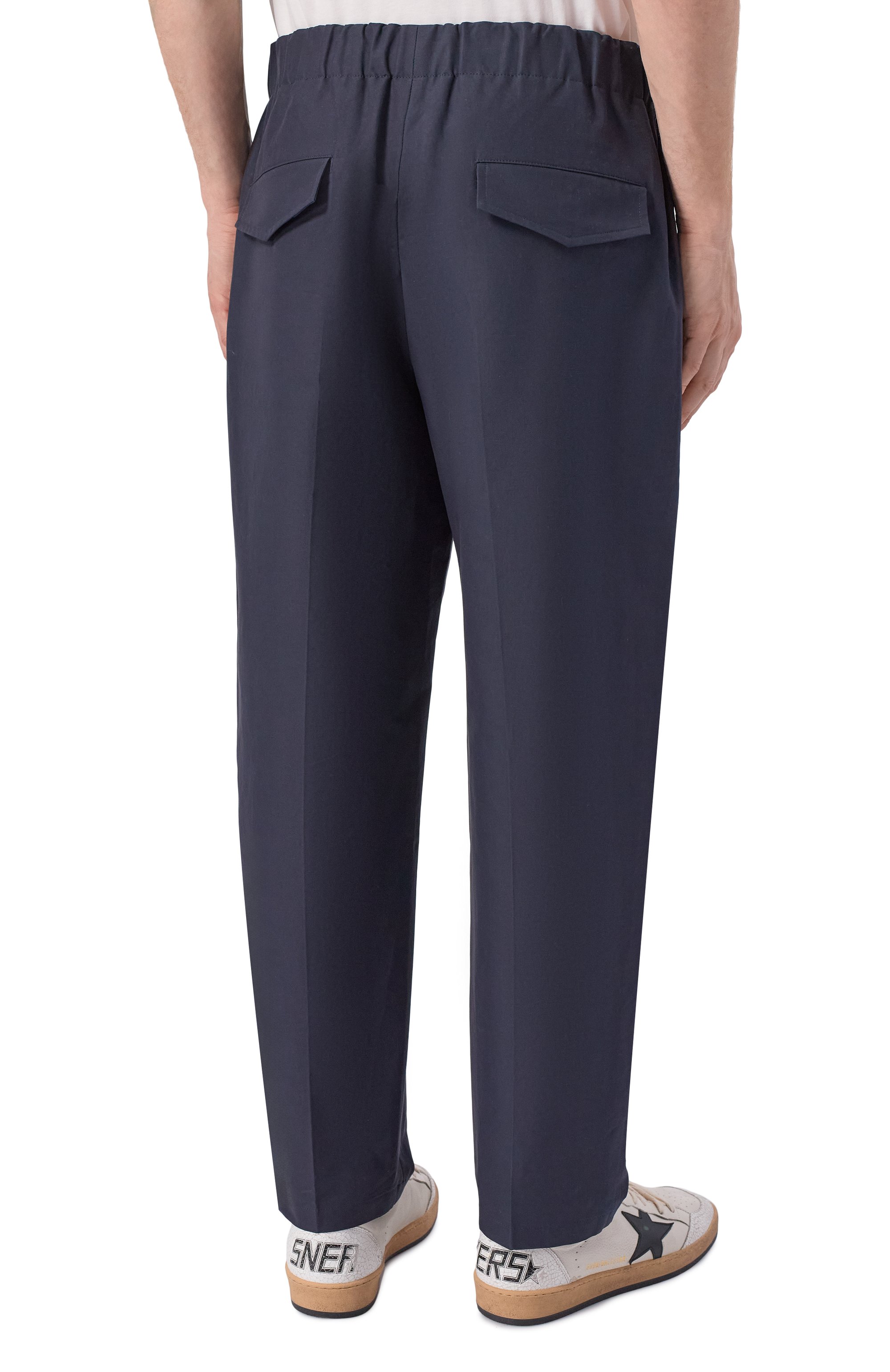 Хлопковые брюки JIL SANDER, арт. J23KA0005/J45225, фото 4