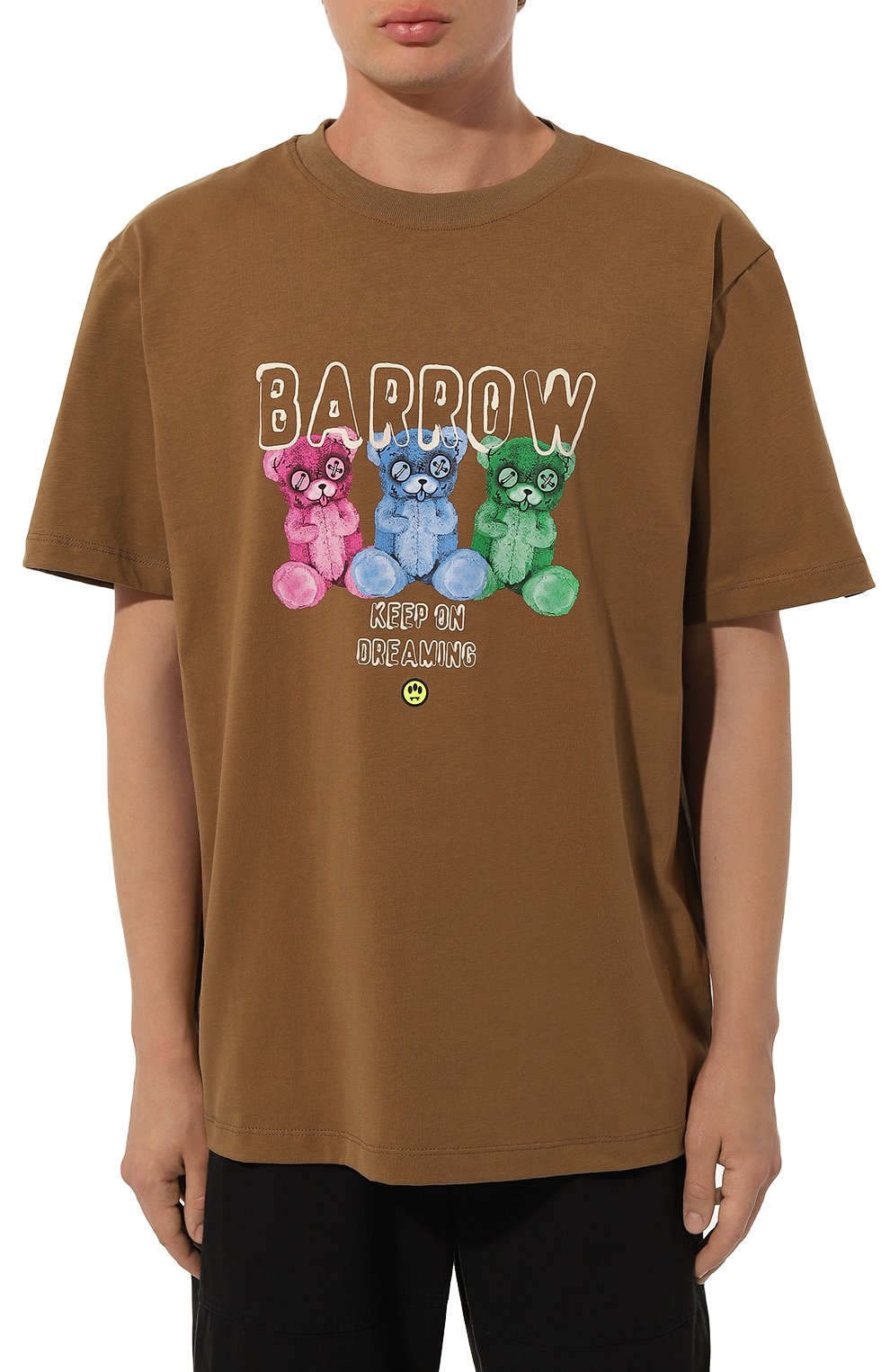 Хлопковая футболка BARROW, арт. F4BWMATH061, фото 3