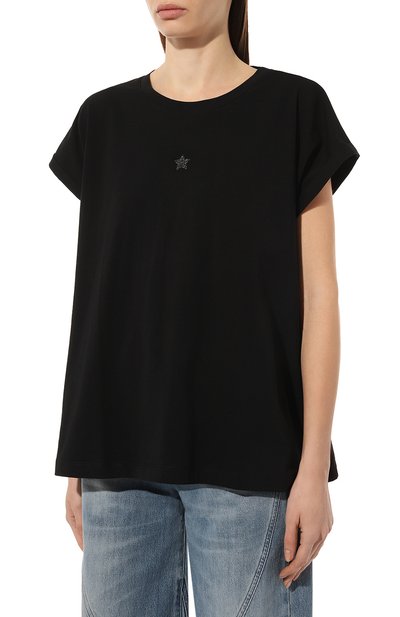 Хлопковая футболка LORENA ANTONIAZZI, арт. P2308TS25A/9999, фото 3