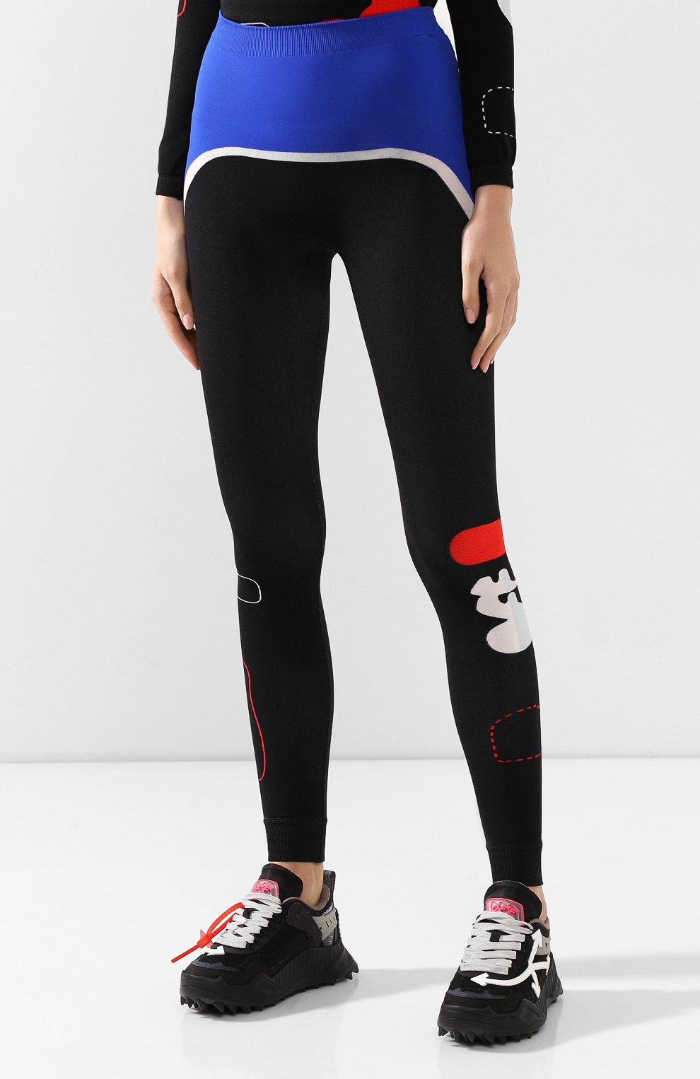 Легинсы OFF-WHITE разноцветного цвета по цене 16950 руб., арт. 0WCD011F19D860598820, фото 3 Легинсы OFF-WHITE, арт. 0WCD011F19D860598820, фото 3