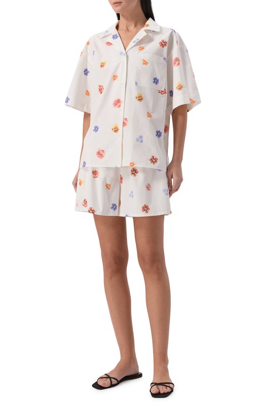 Хлопковая пижама Any Wowzers DMT02S-FLC Кремовый  DMT02S-FLC Фото 2