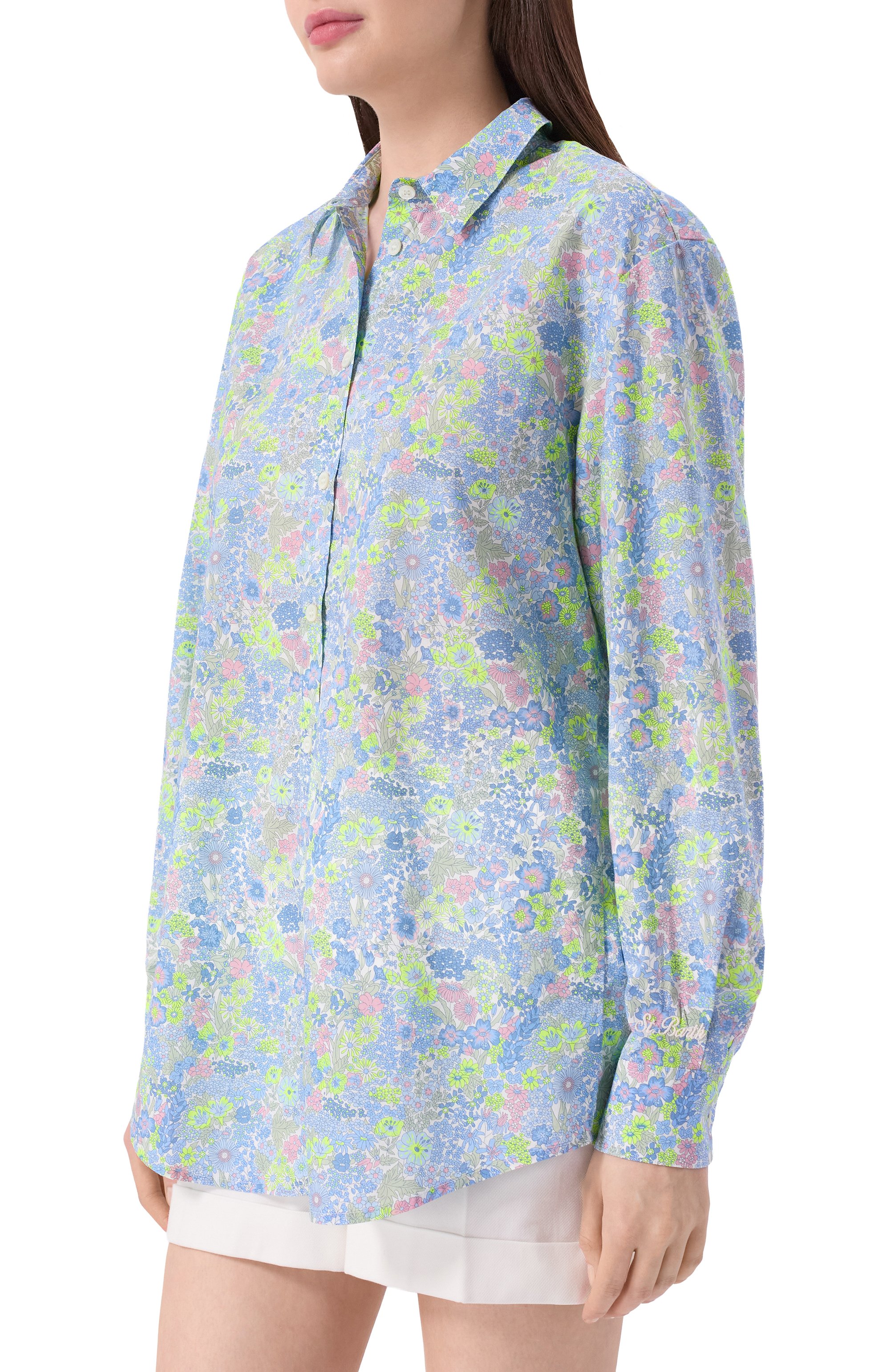 Хлопковая рубашка MC2 SAINT BARTH, арт. BRIG001-00951L/BRIGITTE, фото 3