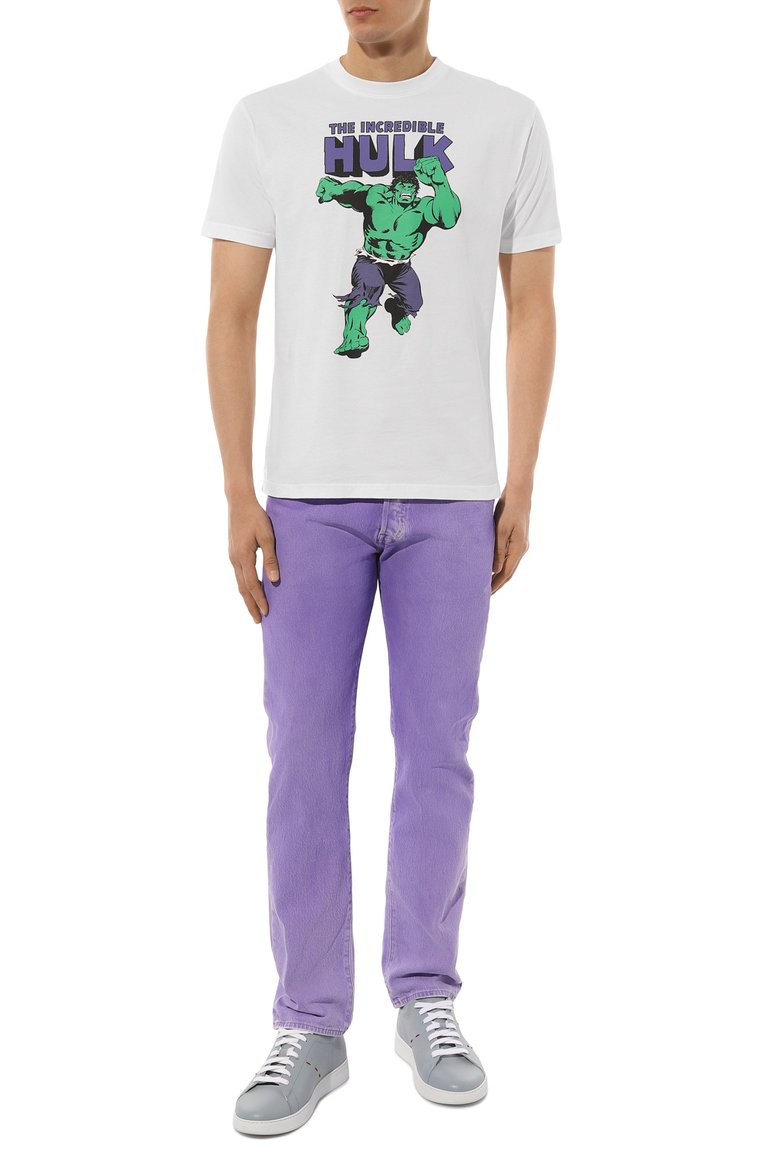 Мужская хлопковая футболка MC2 SAINT BARTH белого цвета, арт. STBM TSHIRT MAN/TSHM001/02203B | Фото 2 (Длина (для топов): Стандартные; Рукава: Короткие; Материал внешний: Хлопок; Принт: С принтом; Стили: Кэжуэл; Кросс-КТ: Пляж, Джерси; Мужское Кросс-КТ: Футболка-одежда; Детали: Без декора; Автоматизация состава: Проставлено; Автоматизация ТО: Проставлено)