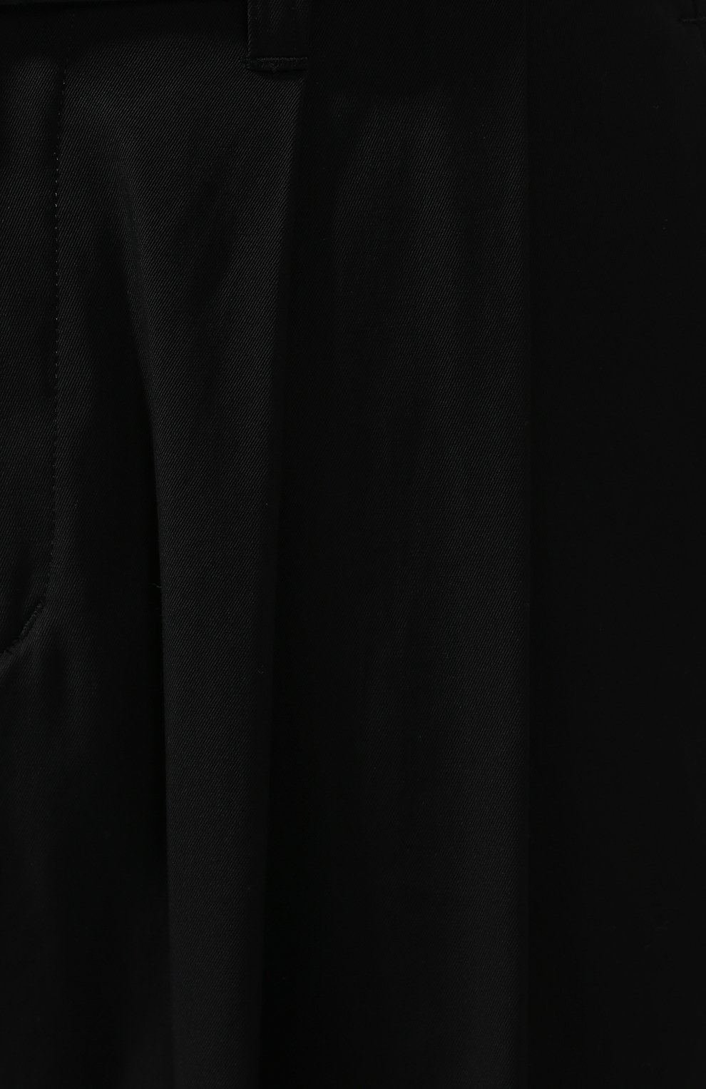 Хлопковые брюки KAZUYUKI KUMAGAI черного цвета по цене 29850 руб., арт. KP91-055, фото 5 Хлопковые брюки KAZUYUKI KUMAGAI, арт. KP91-055, фото 5