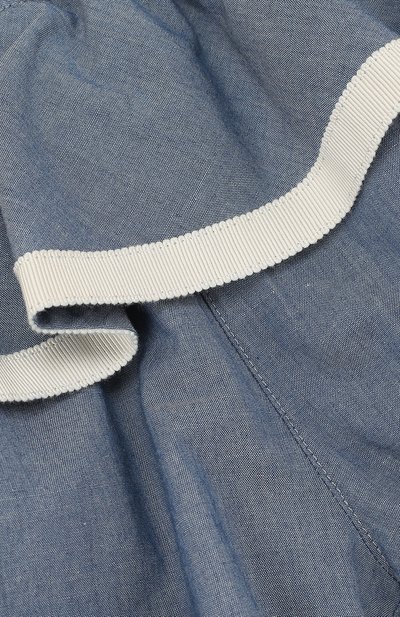 Хлопковые шорты с баской MONCLER ENFANT, арт. D1-951-18012-05-549MB, фото 3