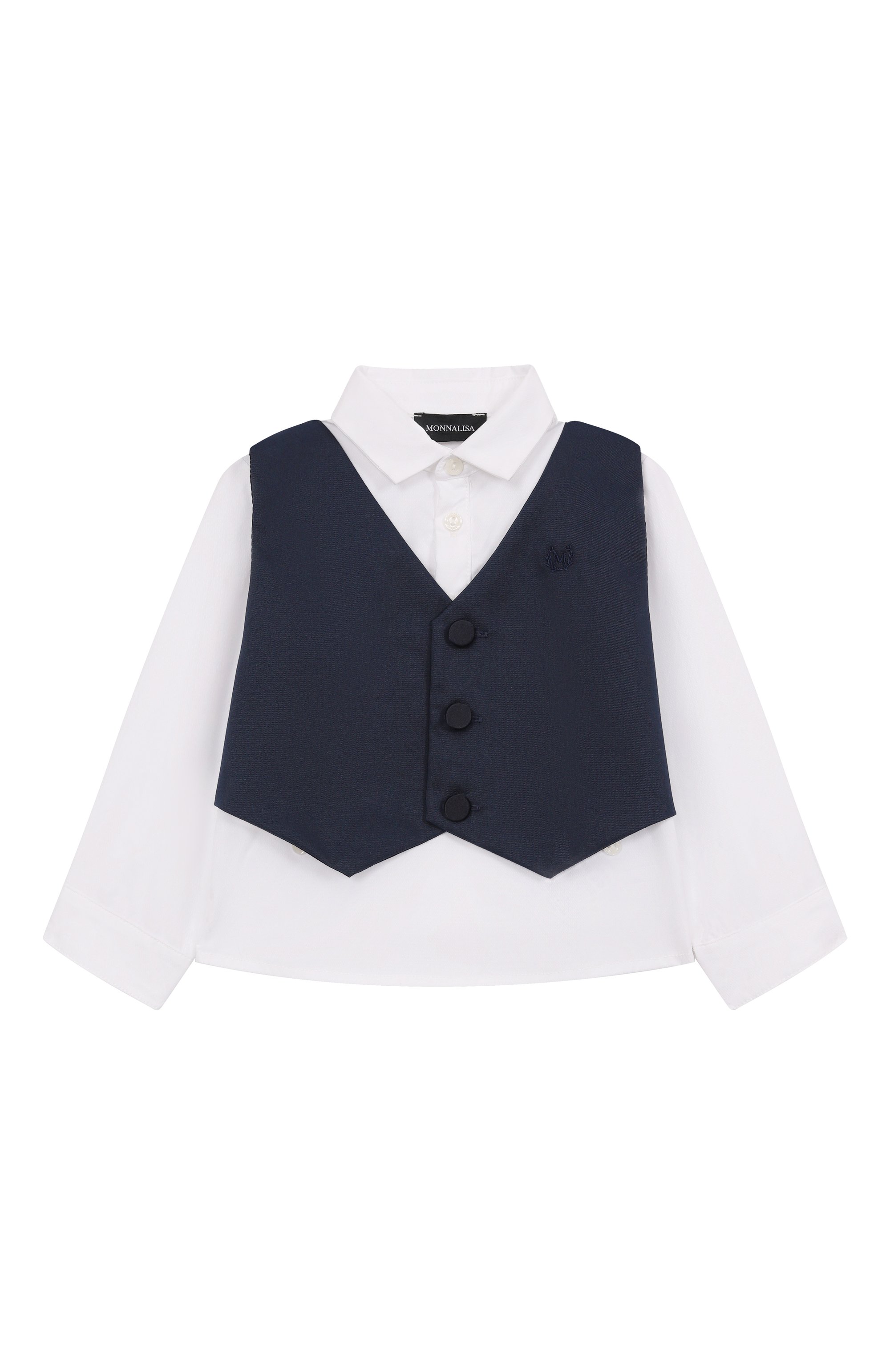 Комплект из рубашки и брюк MONNALISA, арт. 28F501, фото 2