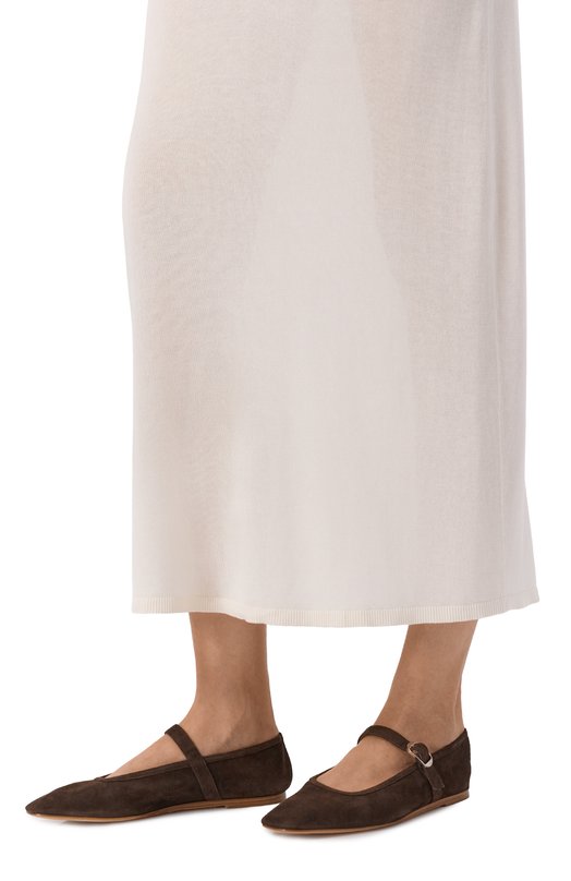 Замшевые балетки Mary Jane Le Monde Beryl BMJ-SUE-CIN Коричневый  BMJ-SUE-CIN Фото 2