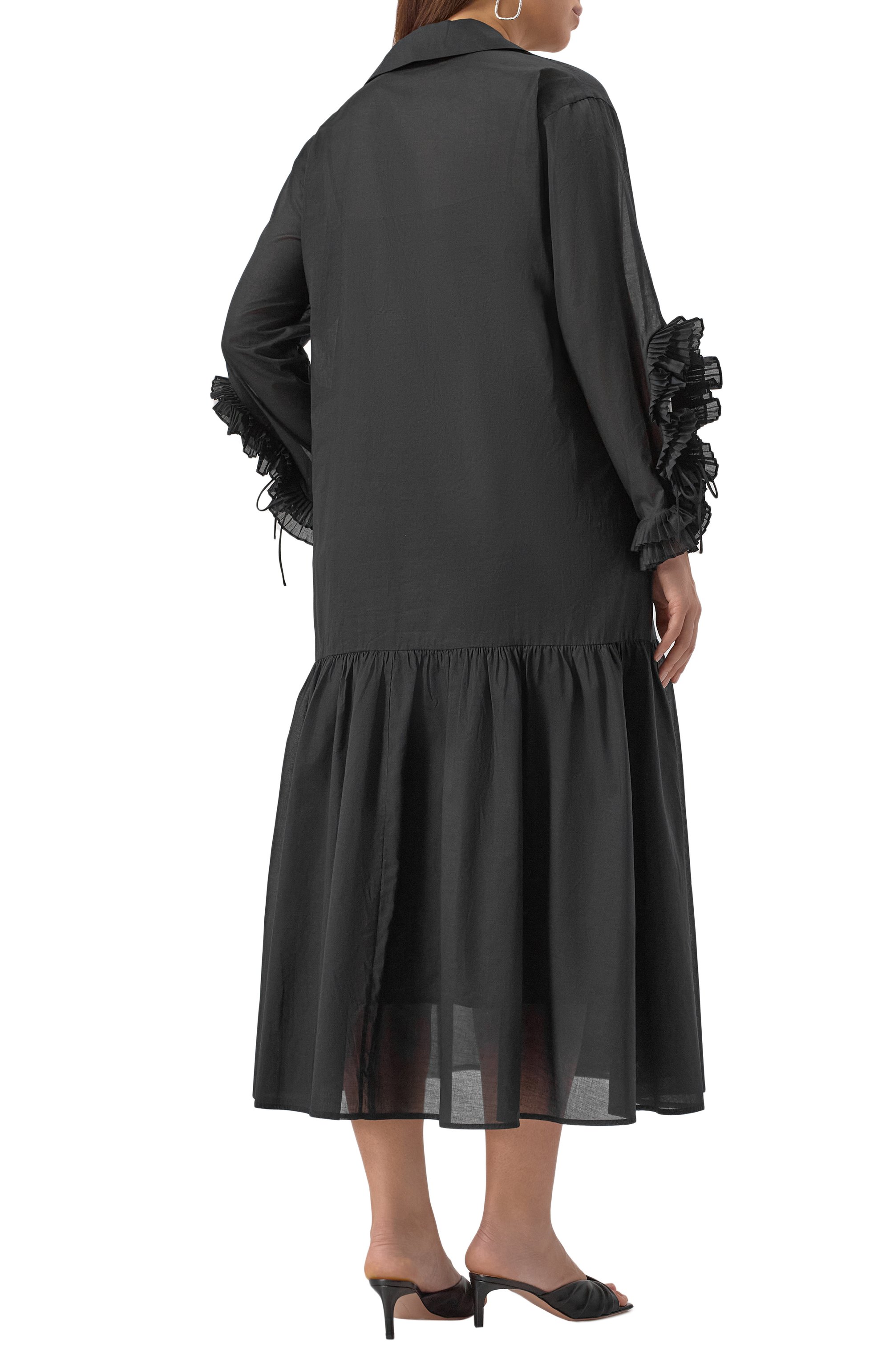 Хлопковое платье MARINA RINALDI, арт. CUP0LA, фото 4