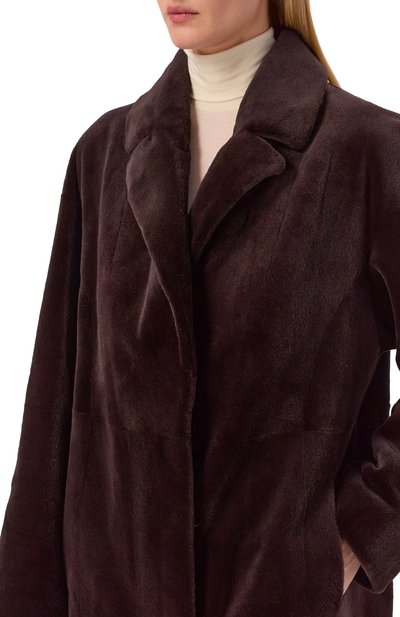 Шуба из норки VICTORIA KUSENKOVA темно-коричневого цвета по цене 1815000 руб., арт. 700210004695, фото 5 Шуба из норки VICTORIA KUSENKOVA, арт. 700210004695, фото 5