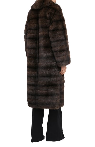 Шуба из меха соболя VALENTINO, арт. SF3FA7403AF, фото 4