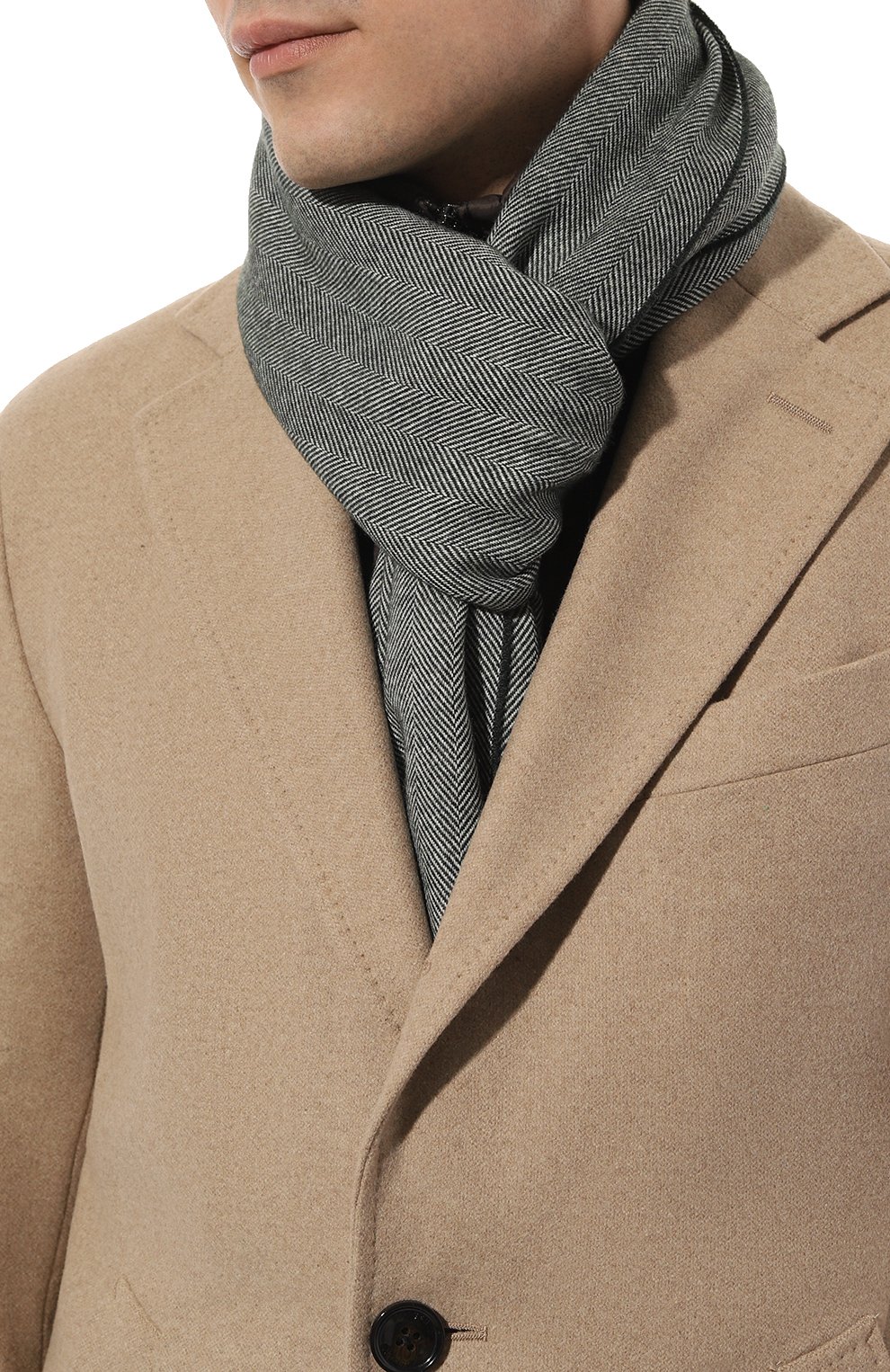 Шерстяной шарф CANALI, арт. 06/TF00273, фото 2