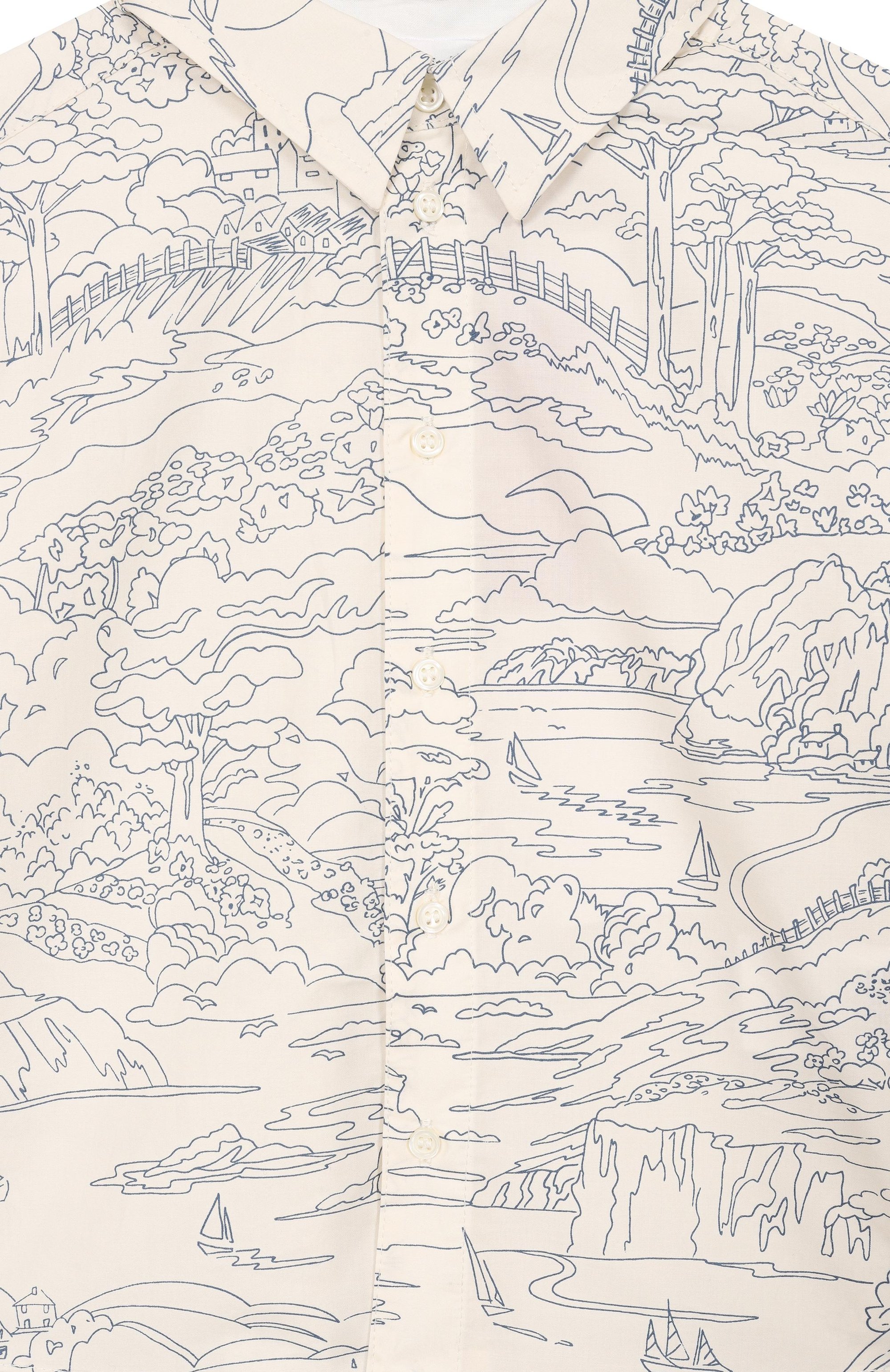 Хлопковая рубашка BONPOINT, арт. S06BSHW00008/10A-12A, фото 3