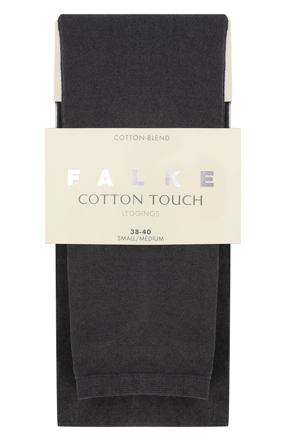 Однотонные легинсы cotton touch FALKE серого цвета по цене 2790 руб., арт. 40084_, фото 2 Однотонные легинсы cotton touch FALKE, арт. 40084_, фото 2