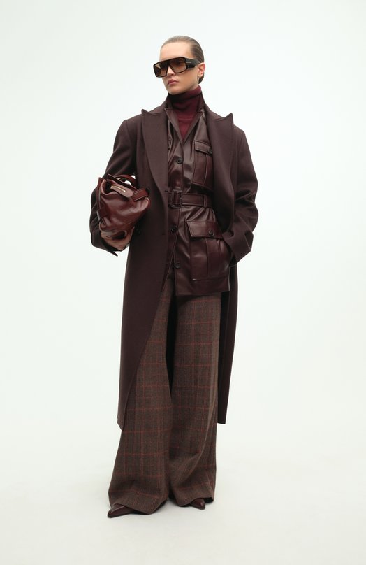 Свитер из шерсти и кашемира Brunello Cucinelli M16129313 Бордовый  M16129313 Фото 6