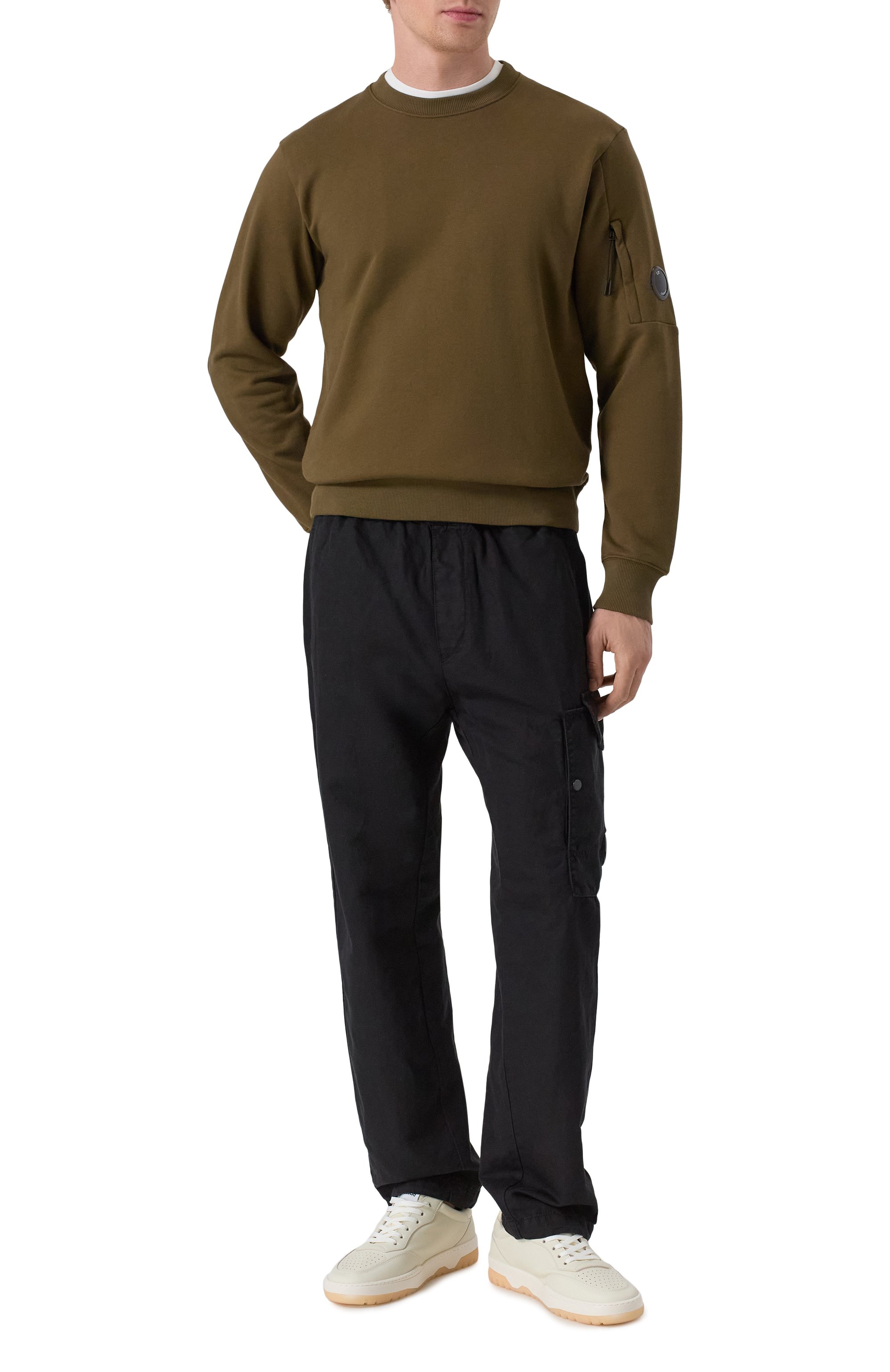 Хлопковый свитшот C.P. COMPANY, арт. 18CMSS023A005086W, фото 2