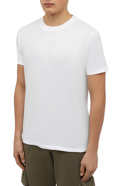 Хлопковая футболка RTA, арт. MF21-A346-0025WHTNS, фото 3