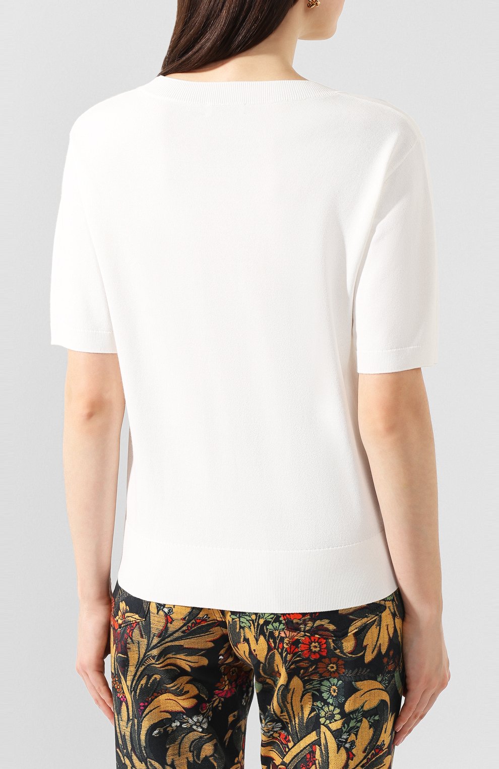 Топ из смеси вискозы и хлопка DRIES VAN NOTEN, арт. 201-11229-9706, фото 4